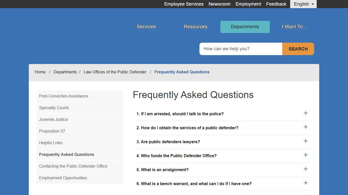 Frequently Asked Questions - County of Fresno