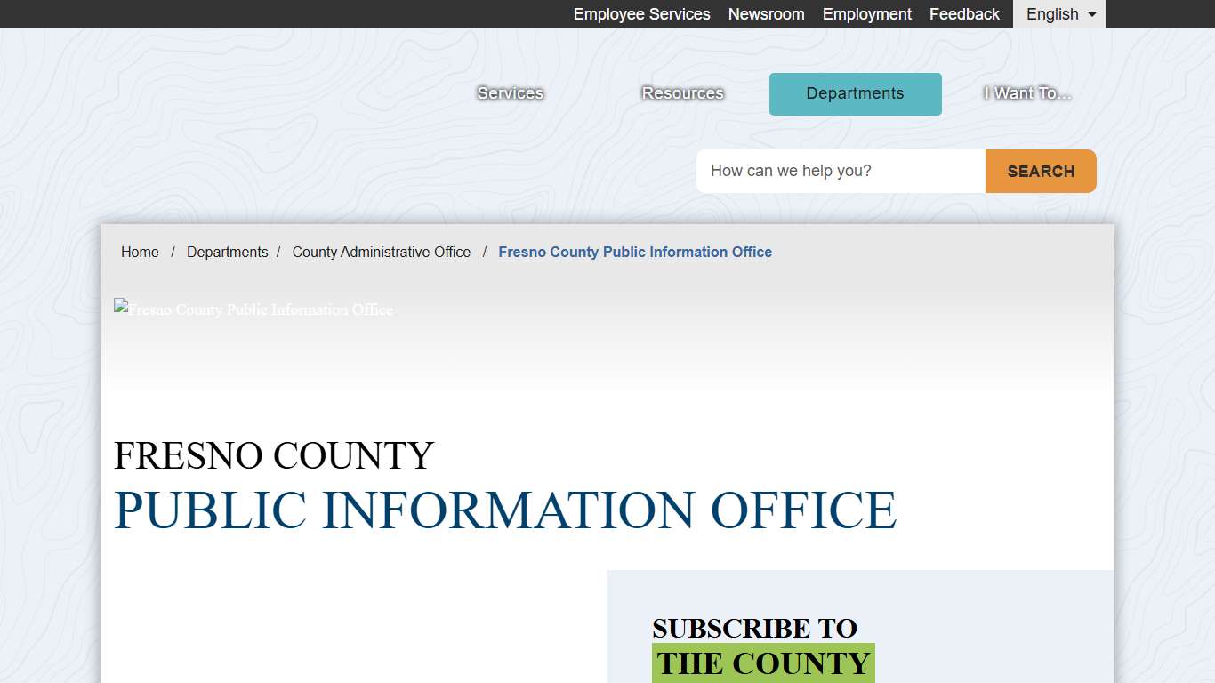 Fresno County Public Information Office - County of Fresno